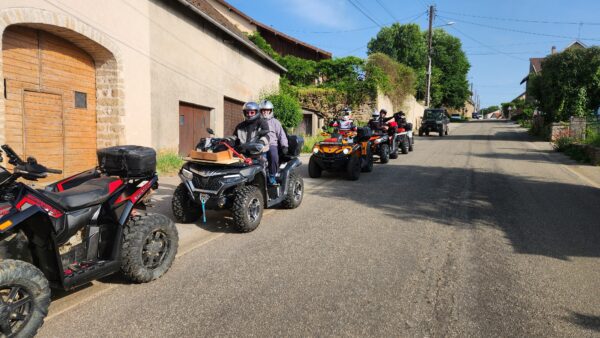 randonnée quad jura 2 jours depart gite plasne