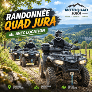 Randonnée quad dans le Jura avec location