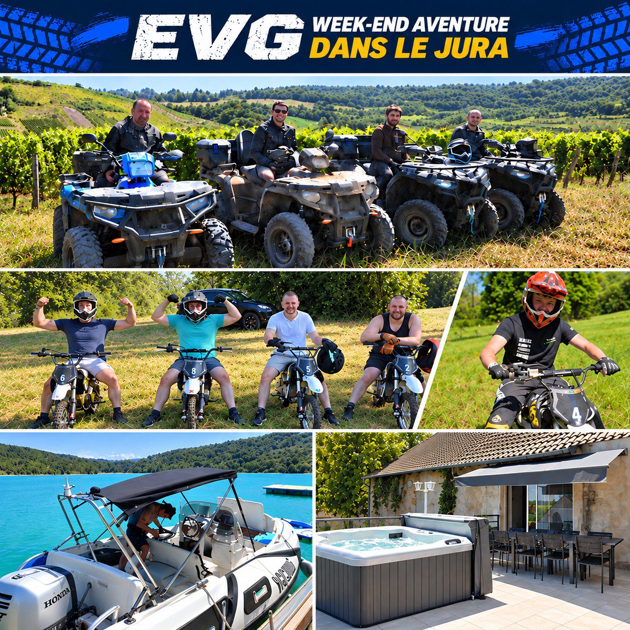 evg week end aventure dans le jura